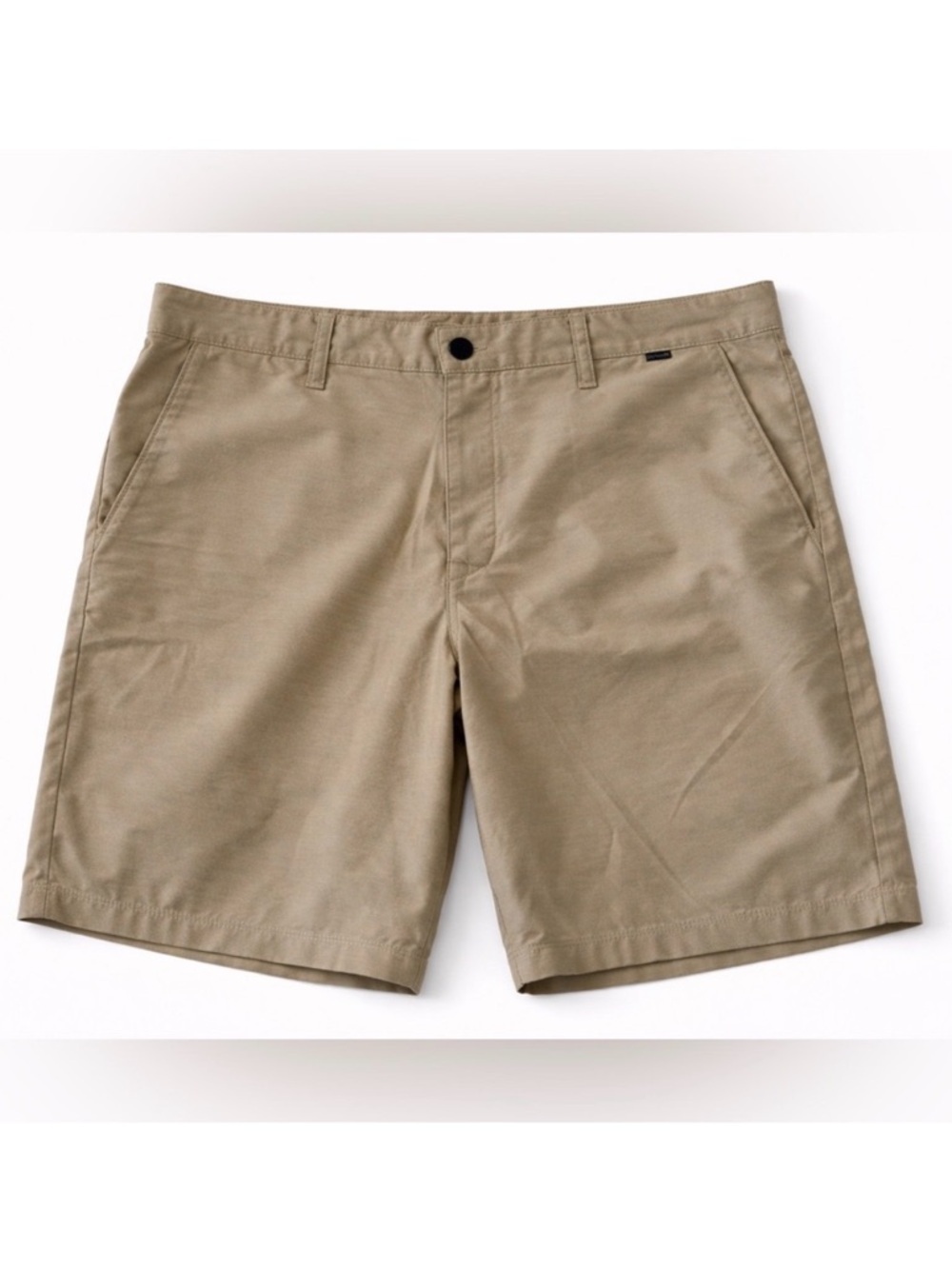 Hurley Khaki Hybrid Shorts Size 36 Performance Casual
